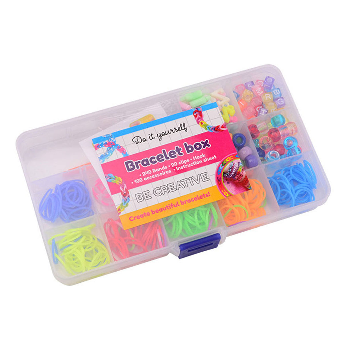 Ensemble de sangles pour métier à tisser Johntoy dans une boîte de rangement