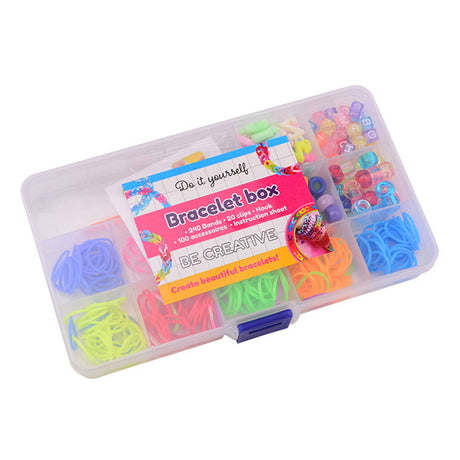 Ensemble de sangles pour métier à tisser Johntoy dans une boîte de rangement