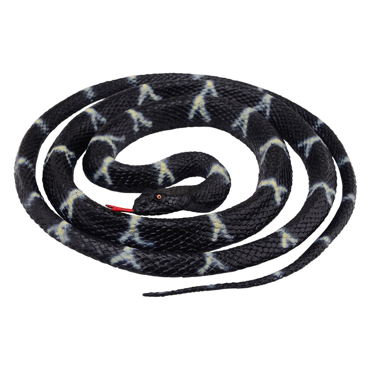 Johntoy rolled up toy snake, 20 cm