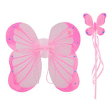 Johntoy Butterfly Wings con bacchetta magica