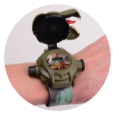 Montre à projection de dinosaure Johntoy, 24 images