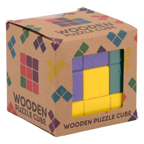 Cubo mágico de Wooden Johntoy de madera