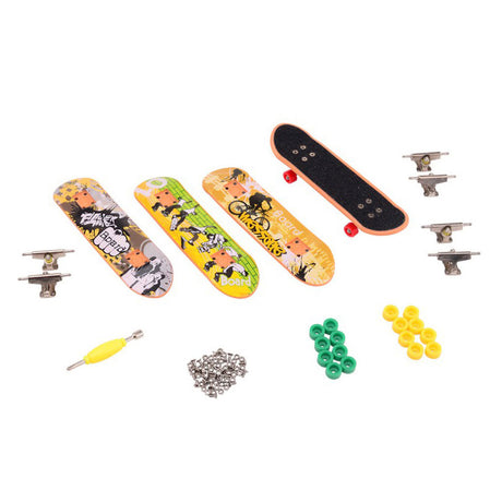 Ensemble de skateboard à doigts Johntoy, 4 pièces.