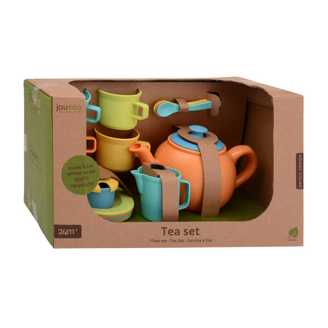 Service à thé en bioplastique. 17 pièces. 100%