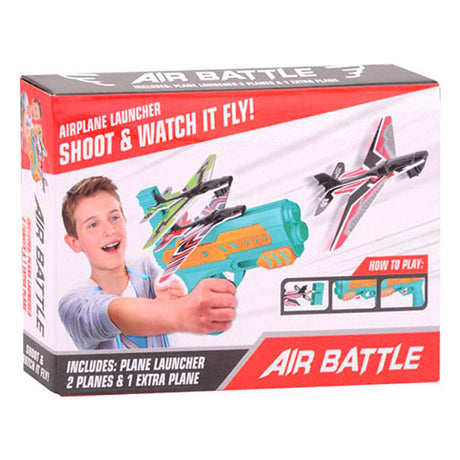 Canon de lancement d'avion Johntoy avec 3 avions
