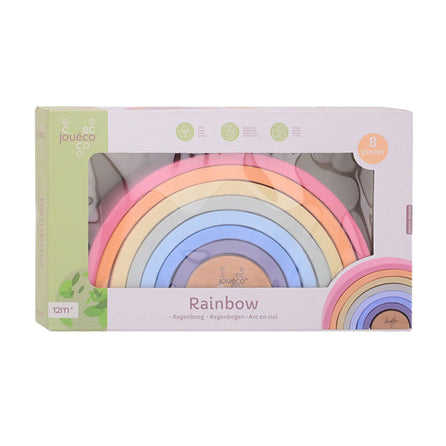 Joueco houten regenboog, 8dlg.