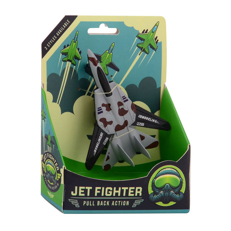 Avion de chasse camouflage moulé sous pression Johntoy