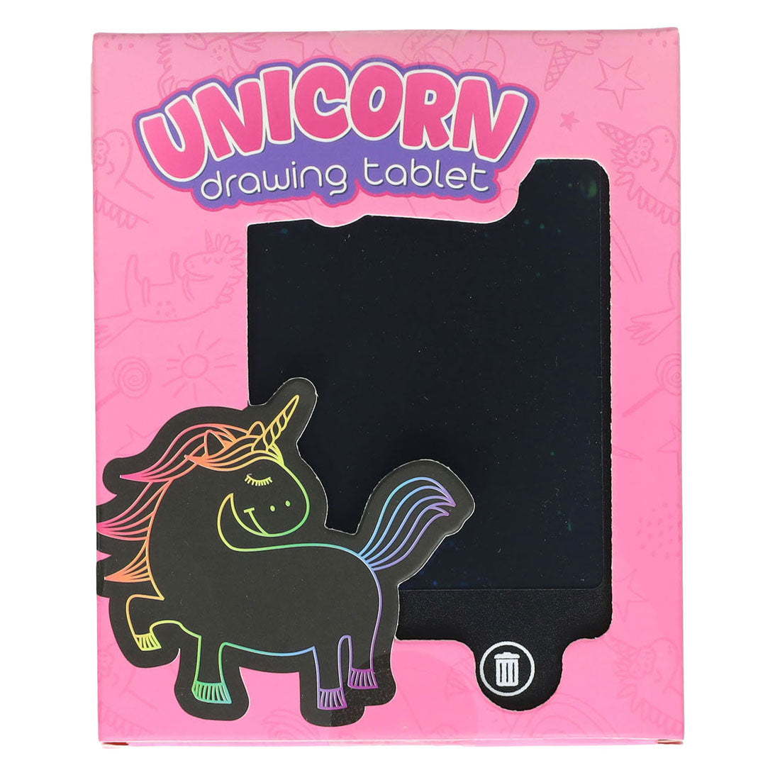Johntoy – tablette à dessin licorne arc-en-ciel, édition de poche