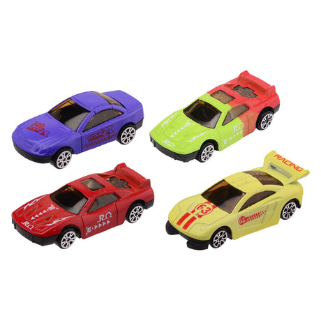 Voiture de course moulée sous pression à couleurs changeantes Johntoy, 3 pièces.