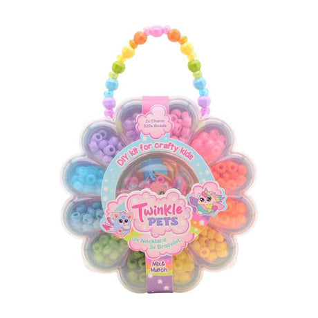 Johntoy twinkle pets - ensemble de perles dans une boîte à fleurs.
