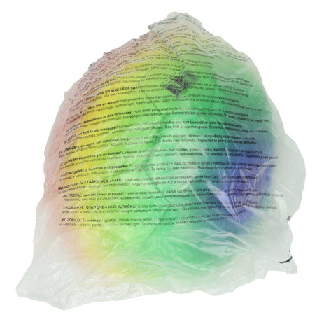 Ballon de football arc-en-ciel Johntoy - 20cm