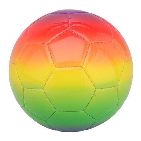 Ballon de football arc-en-ciel Johntoy - 20cm