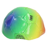 Ballon de football arc-en-ciel Johntoy - 20cm
