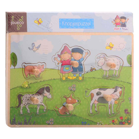 Puzzle de boutons Johntoy fien teun. 2+