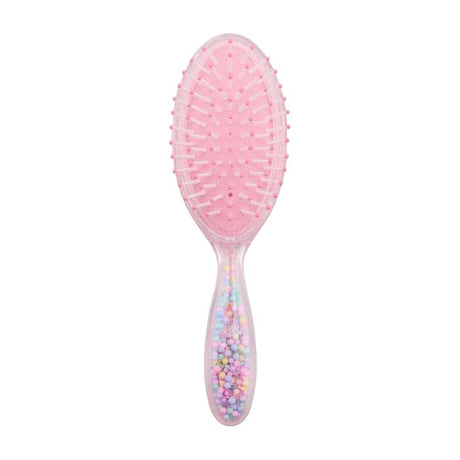 Brosse à cheveux rose Johntoy pour enfants - fée licorne - 21x5x4cm