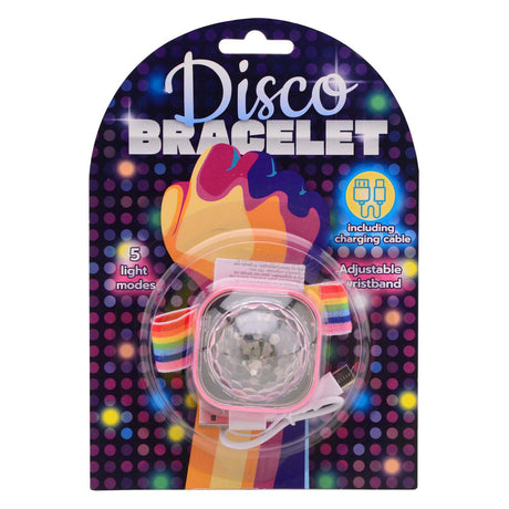 Bracelet boule disco rechargeable Johntoy