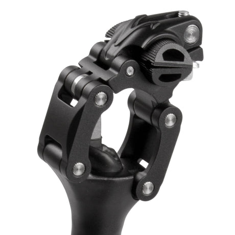 Parallélogramme de tige de selle M-wave 30,9 mm 350 mm noir mat