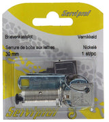 Mack 1014022 - brievenkastslot vernikkeld 30 mm | 5 stuks