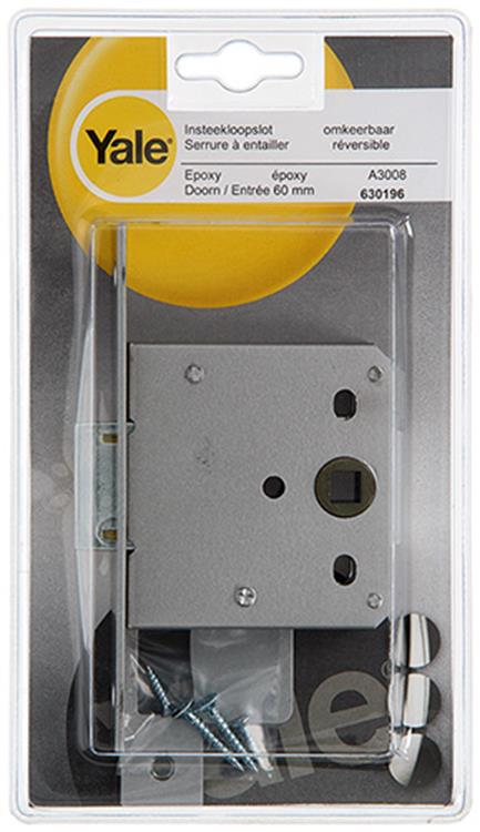 Yale 1019068 - 1 insteekloopslot epoxy l r a3008 60mm | 3 stuks