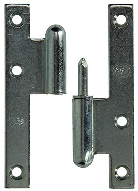 Yale 1019136 - 3 stalen paumellen verzinkt rechts 110x60mm | 2 stuks