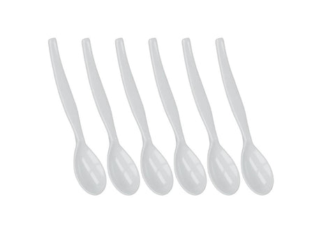 Metaltex cuillères à oeufs en plastique 12,5cm lot de 6 pièces