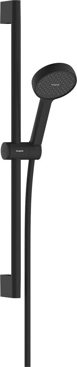 Hansgrohe activatera s - set de douche - économie d'eau ecosmart - 95 mm - 1 fonction de jet - 60 cm - noir mat