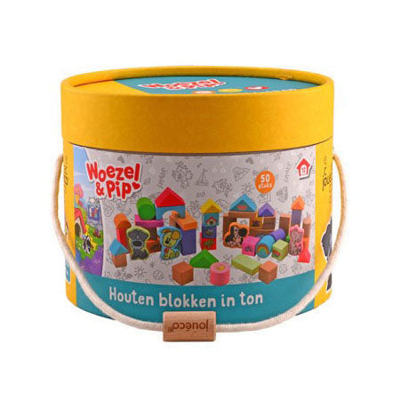 Blocs de bois Johntoy woezel pip en tonnes, 50 s