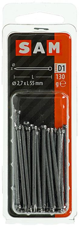 Mack 1017142 - nagel ronde kop 130 gr 2,7 x 55 mm | 5 stuks