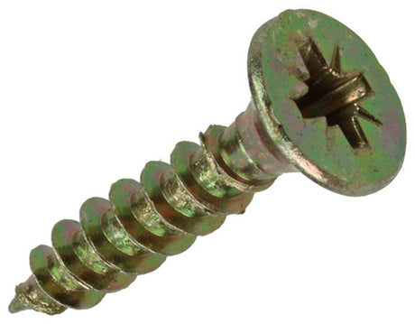 Mack 1017252 - spaanplaatschroef vz kop geelverz.18 st 5,0 x 25 mm | 10 stuks