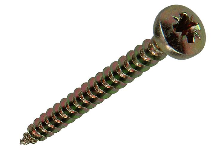 Mack 1017275 - spaanplaatschroef cylkop geelverz.15 st 4,0 x 40 mm | 10 stuks