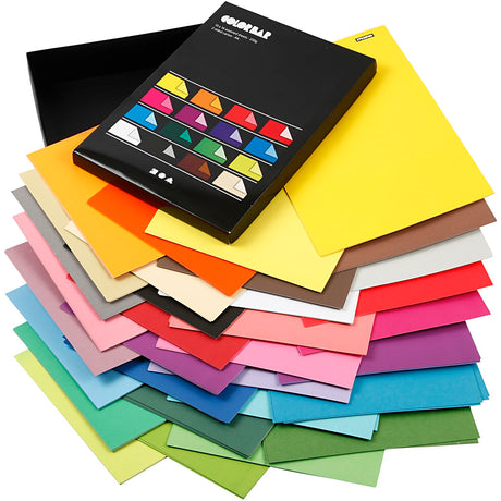 Société créative https: www.ccobby.nl color-bar-paper-a4-vel-210x297-mm-100-gr-diverse-colours-16x10-vel-1-doos