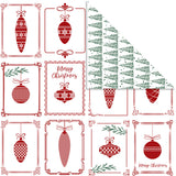 Papier design Vivi Gade, boules de Noël et sapins de Noël, feuille 30,5x30,5 cm, 180 gr, 5 feuilles 1 boîte