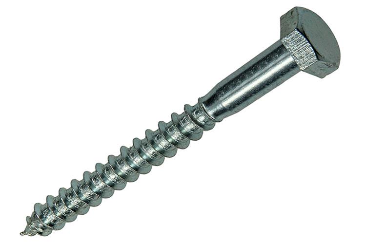 Mack 1017426 - houtdraadbout staal verzinkt 1 st 10 x 100 mm | 10 stuks