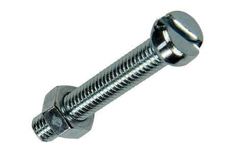 Mack 1017526 - metaalschroef cyl. kop + moer verz. 13 st m5 x 30 mm | 10 stuks