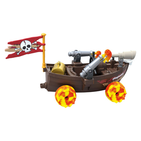 Playmobil | étoiles amusantes | bateau pirate rasendes | jouet à partir de 4 ans | cadeau pour les enfants | voiture jouet | avec fonction de tir rückzugmotor | 71717