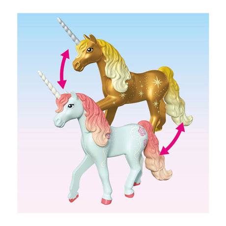 Playmobil | licornes magiques | licorne de collection rose avec fée | ensemble de jeu imaginatif pour les fans de licorne | accessoires interchangeables avec des détails magiques | cadeau parfait pour les enfants à partir de 4 ans | 71841