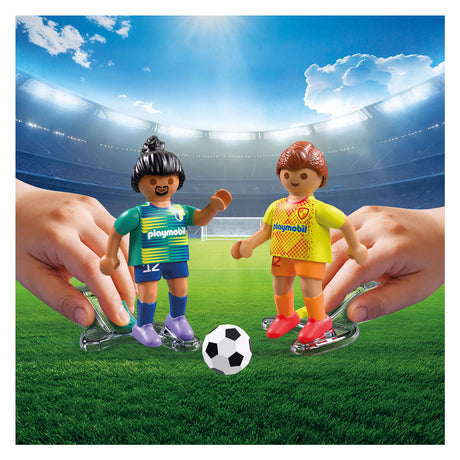Playmobil voetbalstadion speelset - my life 72056 voetbal speelgoed.
