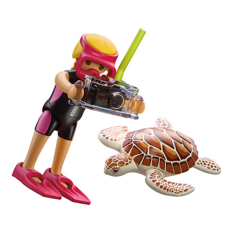 Playmobil specials duiker met schildpad - 72151