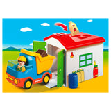 Playmobil 1.2.3. Werkman met Sorteer-garage 70184