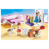 PlayMobil Dollhouse dormitorio con diseño de moda Hoek 70208