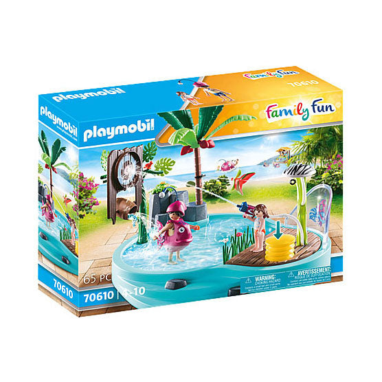 Playmobil Family Fun Pool med Watersplash 70610