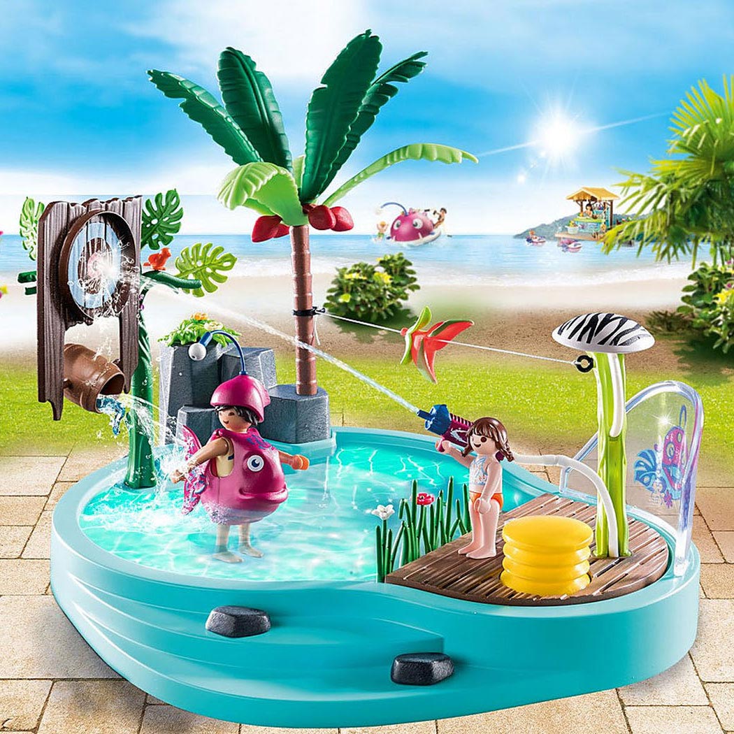 Playmobil Family Fun Basen z Watersplash 70610