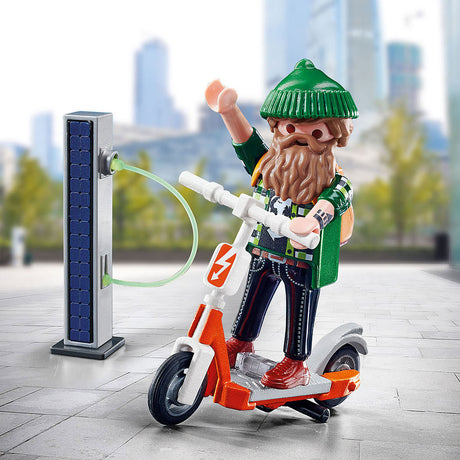 Playmobil Specials Hipster avec e-scooter 70873