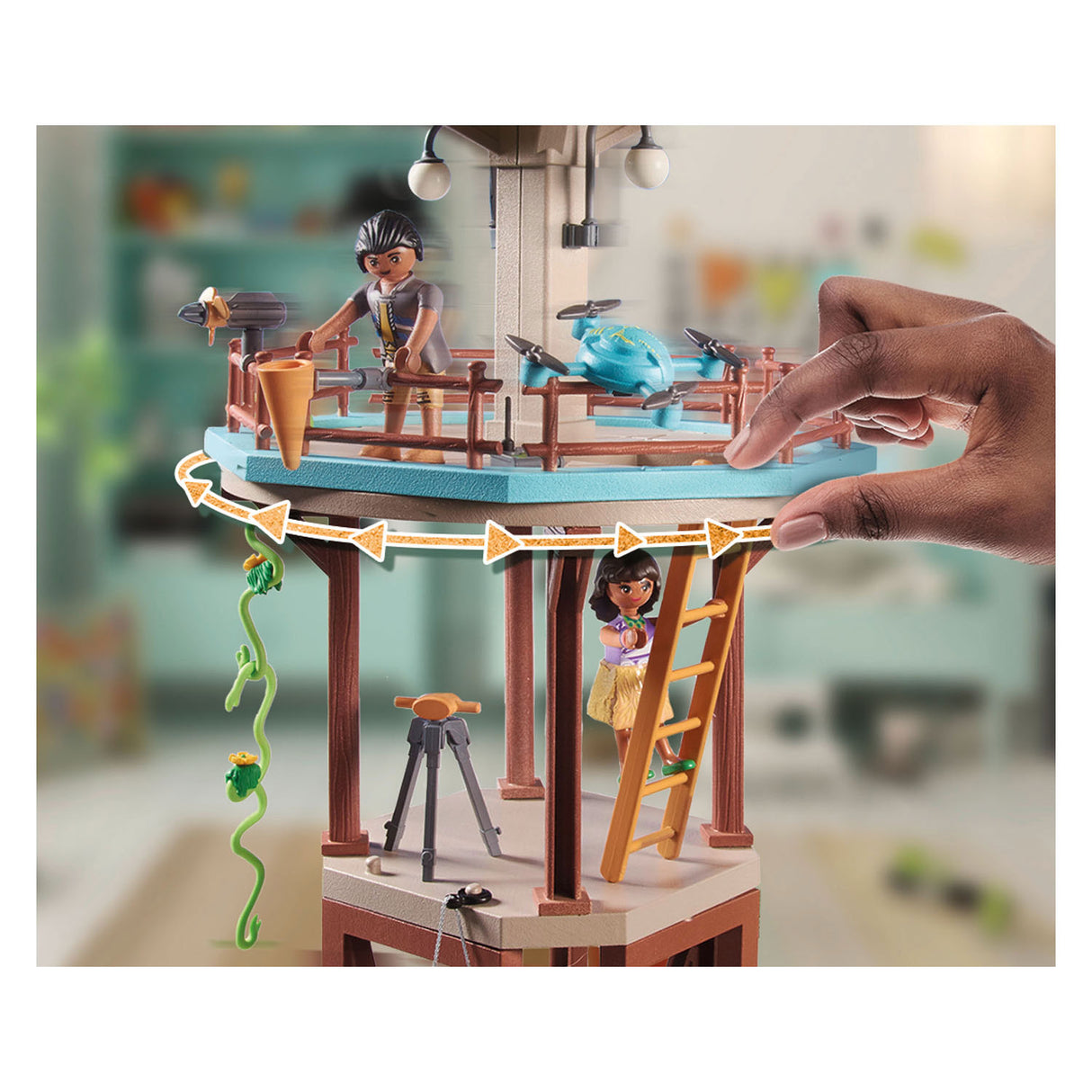 Station de recherche Playmobil Wiltopia avec boussole - 71008