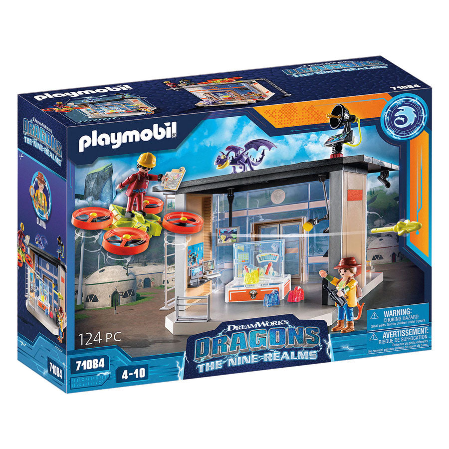 Dragons Playmobil : le laboratoire icaris des neuf royaumes - 71084