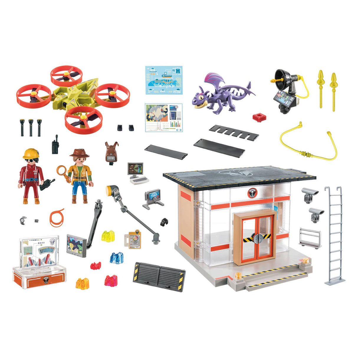 Dragons Playmobil : le laboratoire icaris des neuf royaumes - 71084