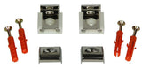 Mack 1019927 - spiegelhouder-set 1 st | 5 stuks