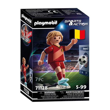 Playmobil sports action footballeur Belgique - 71128