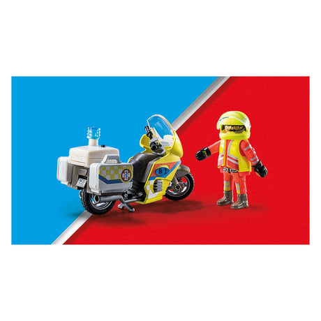 Playmobil 71205 moto de secours avec feu clignotant