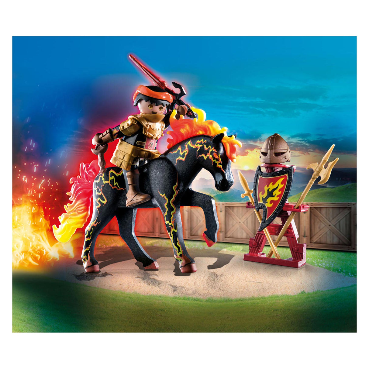 Playmobil Burnham Raiders Fire Knight 71213